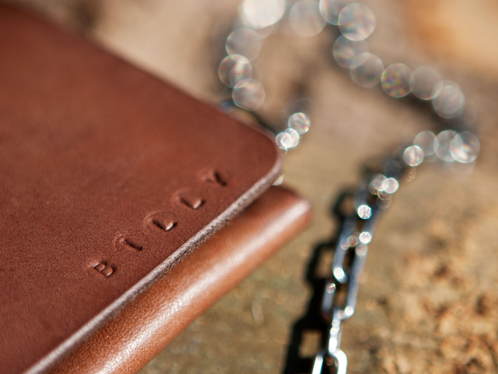 Billy, Unieke handgemaakt Wallet, iDOON, Paulus, leer en canvas