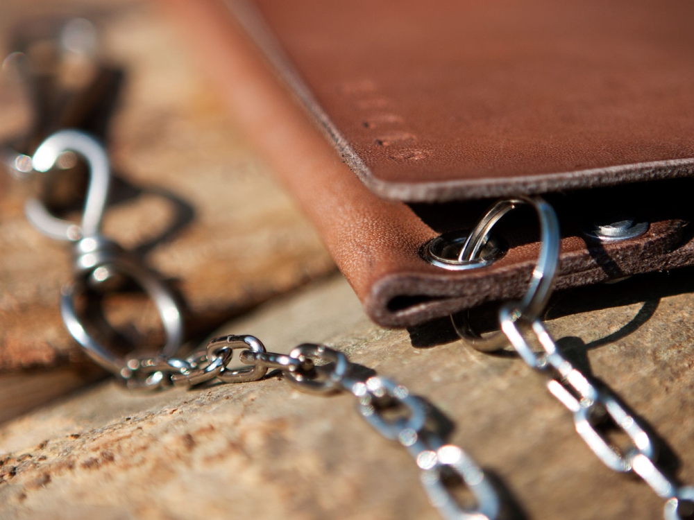 Billy, Unieke handgemaakt Wallet, iDOON, Paulus, leer en canvas