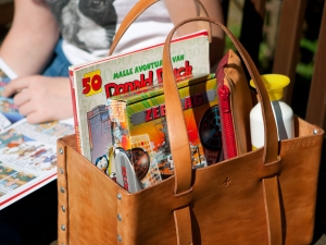 Allround Draagtas, Unieke handgemaakte leren tas, functioneel en mooi - iDOON, Paulus, leer en canvas