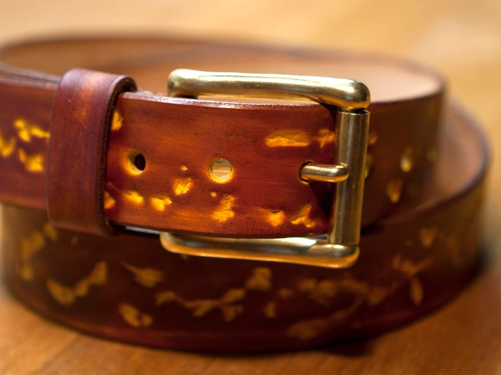 Riem Steen, Unieke handgemaakte leren riem, functioneel en mooi - iDOON, Paulus, leer en canvas