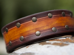 Riem Rock&Rivet, Unieke handgemaakte leren riem, functioneel en mooi - iDOON, Paulus, leer en canvas
