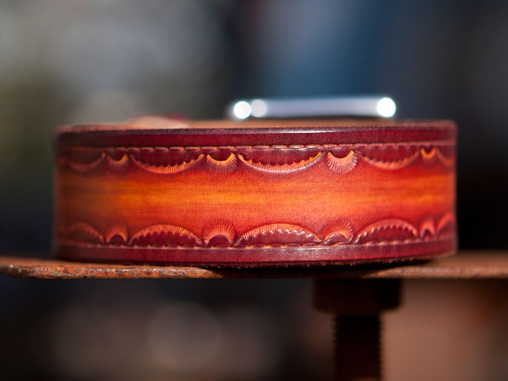 Riem Country, Unieke handgemaakte leren riem, functioneel en mooi - iDOON, Paulus, leer en canvas